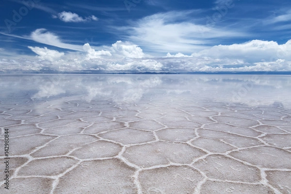 Obraz Uyuni Salines (Talar de uyuni), Aitiplano, Boliwia
