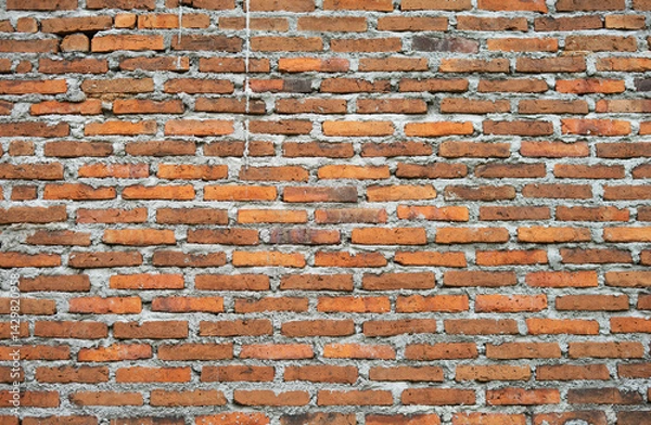 Fototapeta red bricks wall texture background