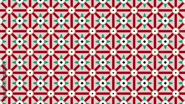 Fototapeta fabric motif. seamless pattern. wallpaper. background. HD