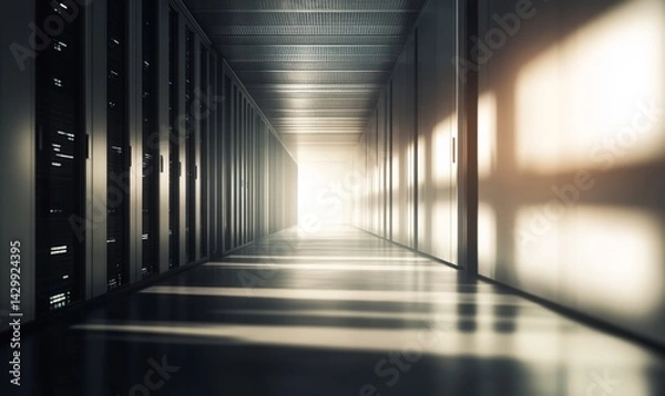 Obraz Server Room Corridor