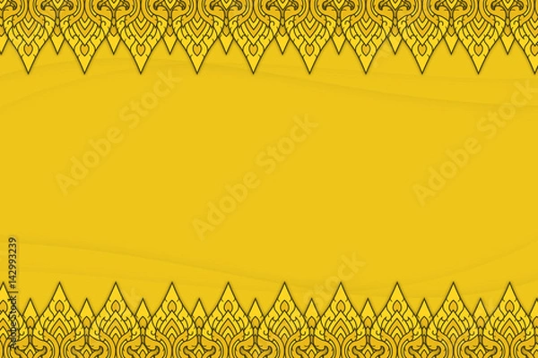 Obraz Thai graphic culture background