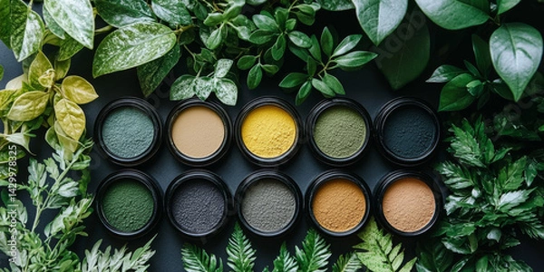Fototapeta  Natural Paints Surrounded by Greenery