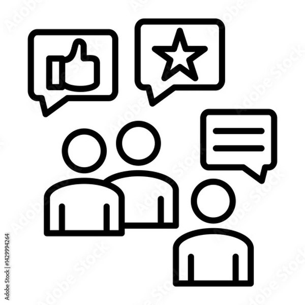 Fototapeta Customer Feedback Icon
