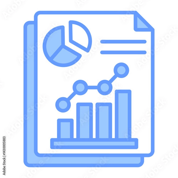 Fototapeta Conversion Metrics Icon