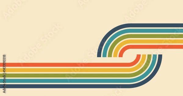 Fototapeta abstract colorful background with lines