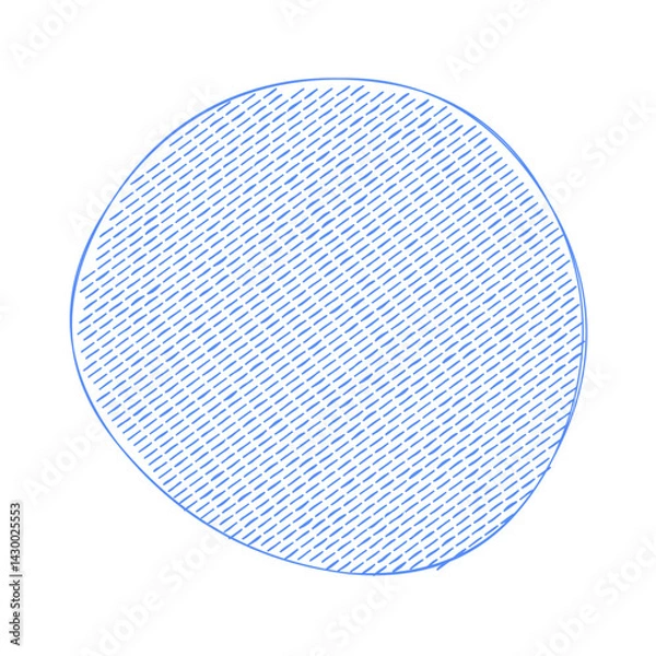 Obraz Abstract doodle shape decorative element