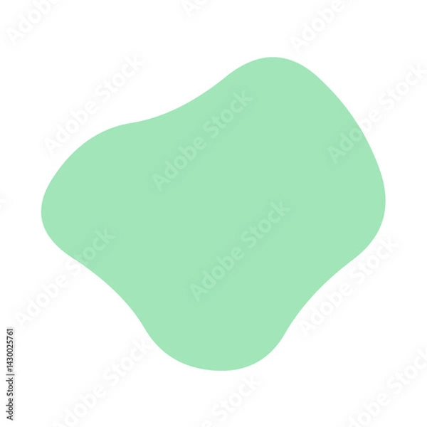 Obraz Abstract doodle shape decorative element