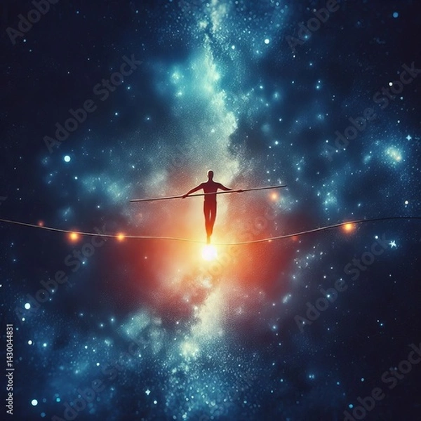 Fototapeta Balance symbolizing equilibrium and poise