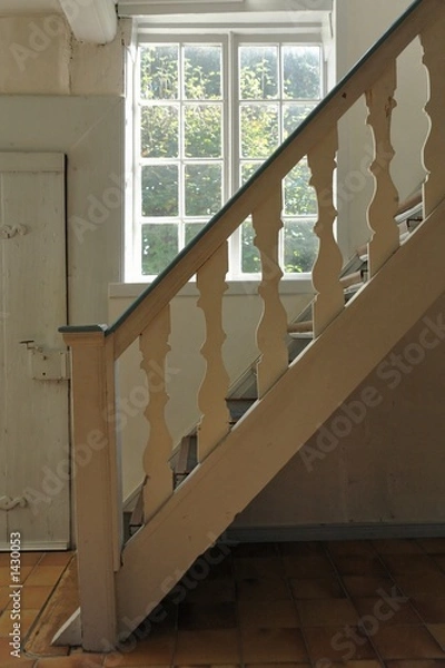 Obraz treppe mit fenster