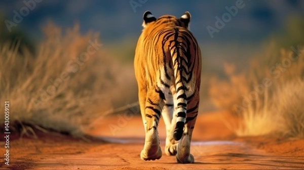 Obraz Majestic Tiger Walking Away