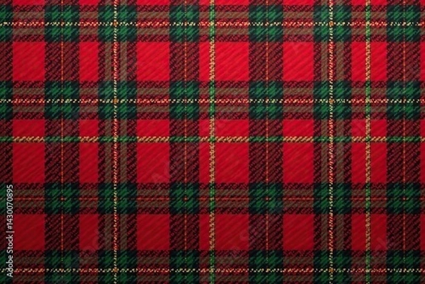 Obraz Classic red and green plaid seamless textile pattern, digital, woven, surface