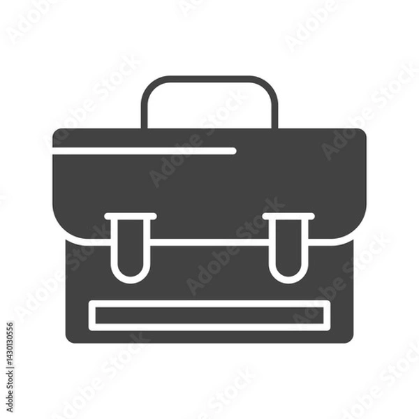 Obraz Briefcase icon vector image. Suitable for mobile apps, web apps and print media.