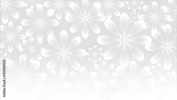 Obraz ときめきスクリーントーン/お花