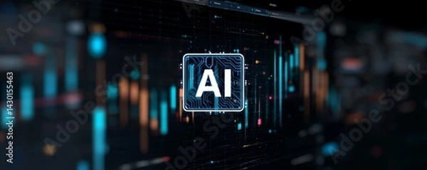 Obraz Ai technology innovations digital space