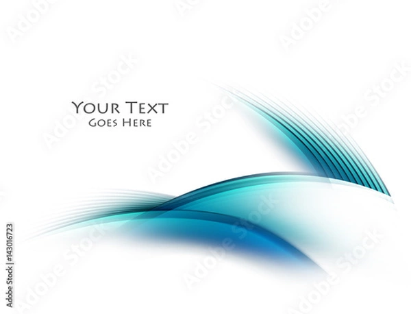 Obraz Bright vector background. Wavy lines, elements for design. Vector template for presentations, brochures, annual reports. Eps10