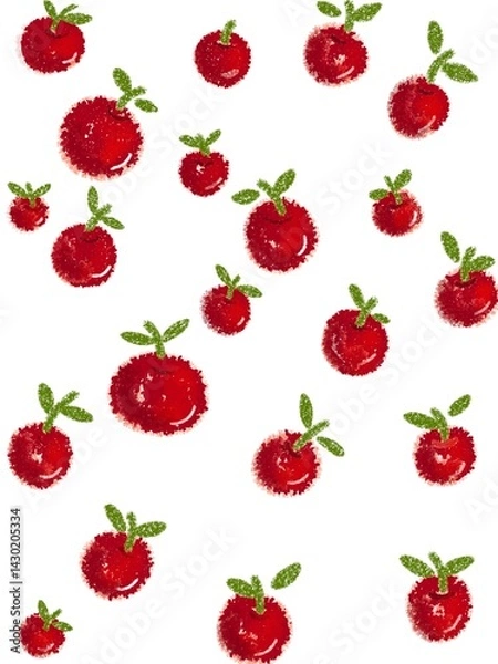 Fototapeta Apple seamless background
