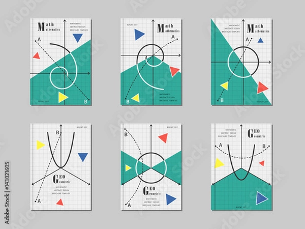 Obraz Mathematic cover design