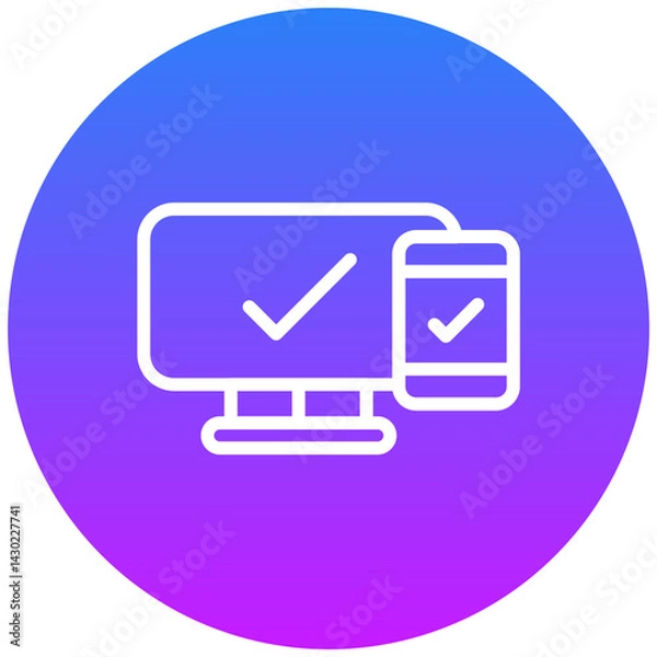 Fototapeta Responsive Design Icon