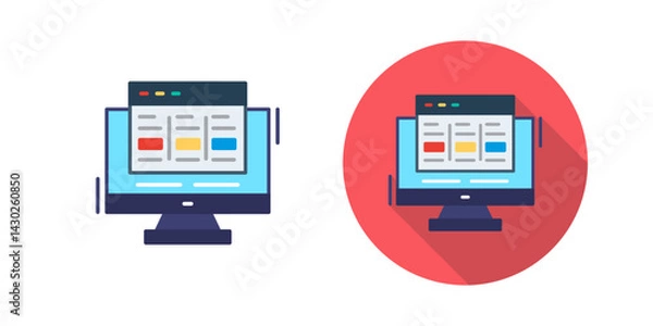 Obraz Layout Vector Icon