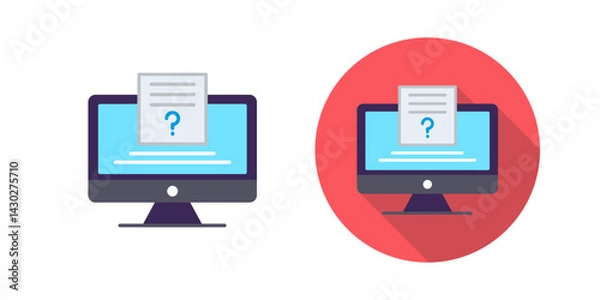 Fototapeta Quiz Vector Icon