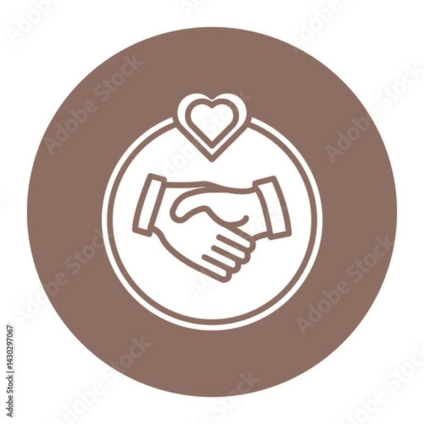 Fototapeta Compassion Icon