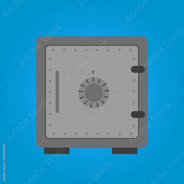 Fototapeta Safe. Vector. Isolated.