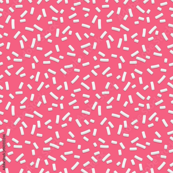 Fototapeta Seamless pattern with many decorative sprinkles