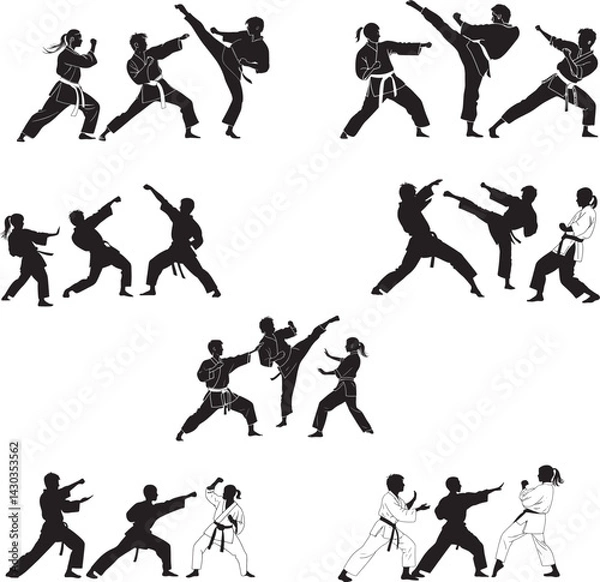 Obraz karate vector file 