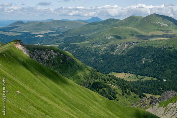 Obraz auvergne, landscape