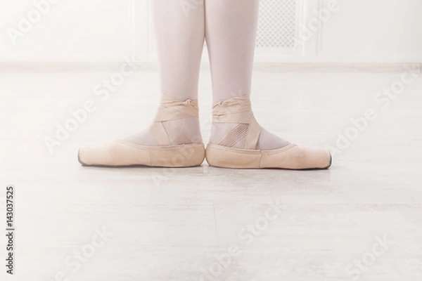 Obraz Ballerina legs in first position