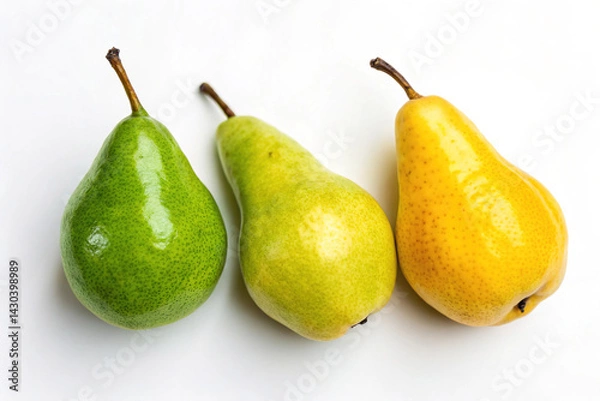 Fototapeta Pears isolated on white background