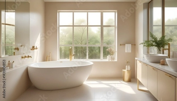 Fototapeta interior modern design room 3d