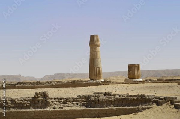 Obraz Reste des  Palastes des Echnaton in Tell el Amarna