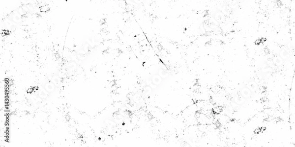 Fototapeta Abstract texture of grunge white and black scratches and cracks distressed dust wall background. vintage of old surface background. pattern and texture of cracks, scratches rusty wall and chip.