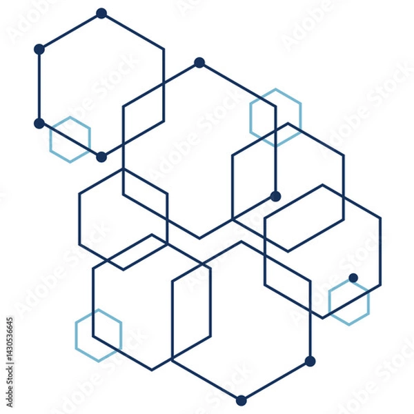 Obraz Hexagon Technology