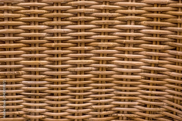 Fototapeta Wicker basket structure texture