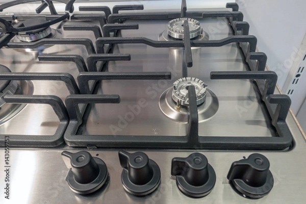 Obraz gas stove. Close up