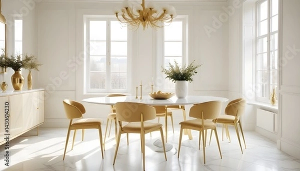 Obraz interior modern design room 3d