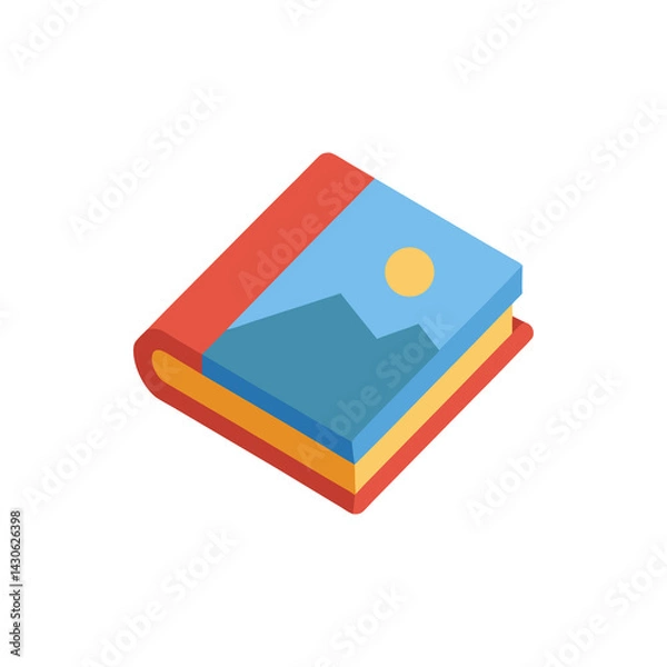 Fototapeta Photo Book isolated on transparent background