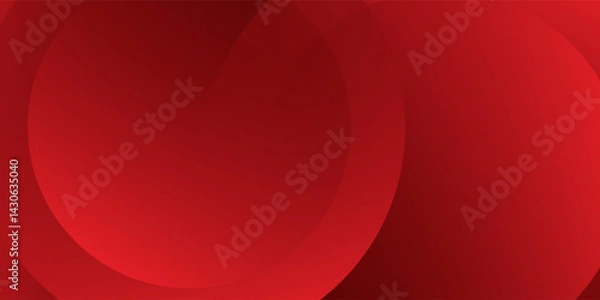 Fototapeta Red abstract background. Dynamic shapes composition modern arts