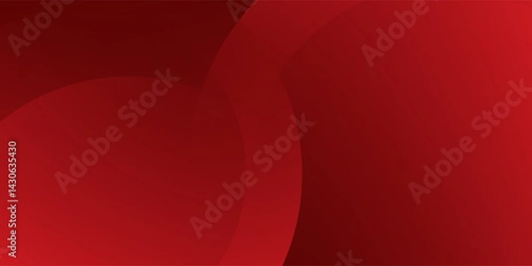 Fototapeta Red abstract background. Dynamic shapes composition modern arts