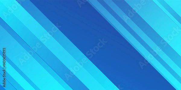 Fototapeta Abstract blue background with diagonal lines. Dynamic shapes arts modern