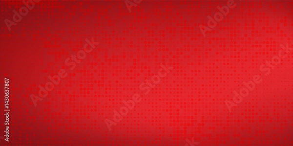 Fototapeta Red diagonal geometric shape with halftone. Modern fiber textured  arts nodern