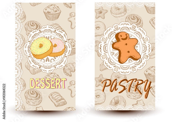 Obraz desserts and pastri
