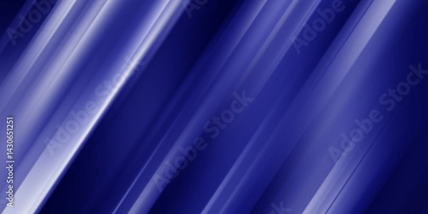 Fototapeta abstract blue curtains, diagonal background perspective