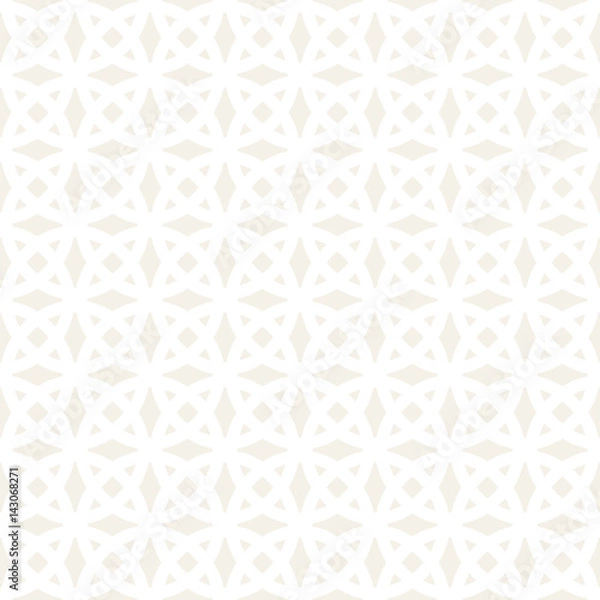 Fototapeta Vector Seamless Pattern. Abstract Geometric Background Design. Stylish Lattice Texture..