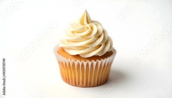 Obraz Cupcake on a white background