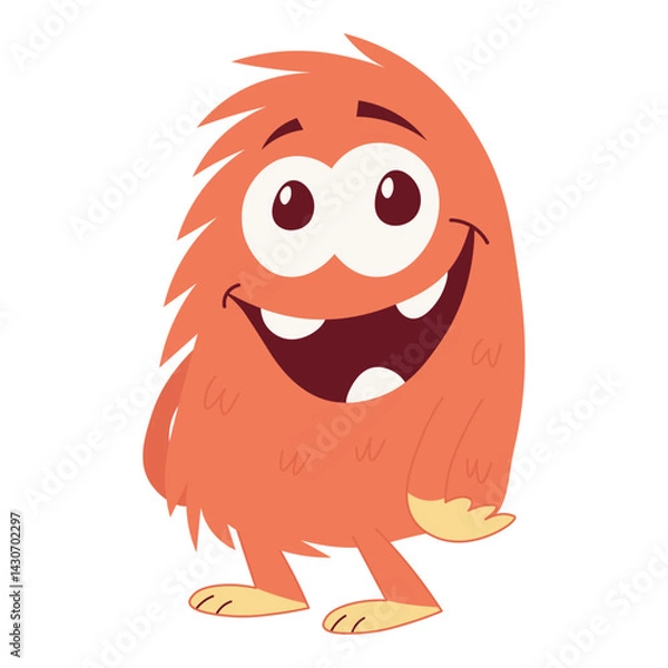 Fototapeta Funny Fluffy Monster