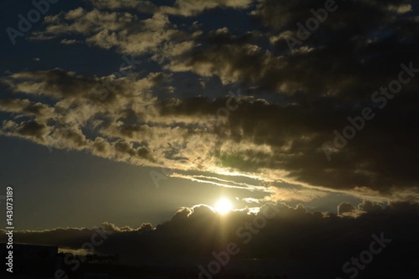 Obraz Pôr do sol tempestuoso