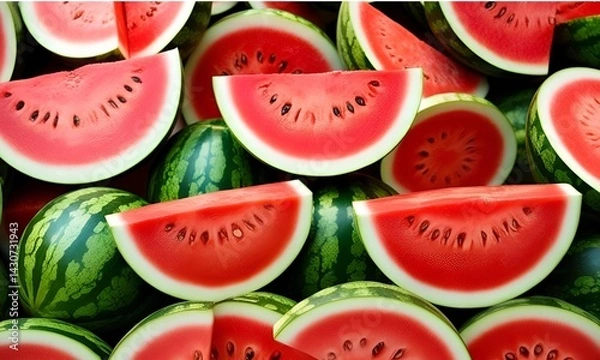 Obraz background with watermelon
